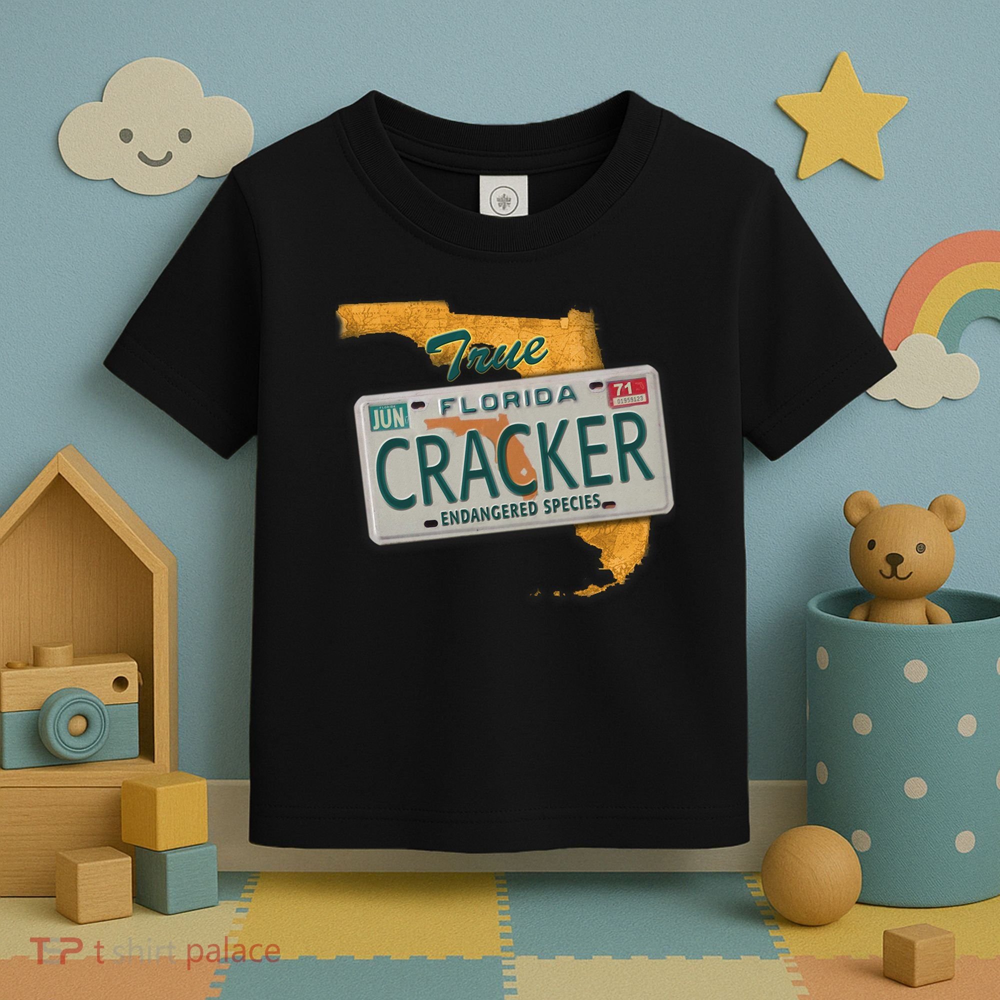Florida Cracker Shirt Florida Strong Hurricane Ian Support Florida Toddler T-Shirt