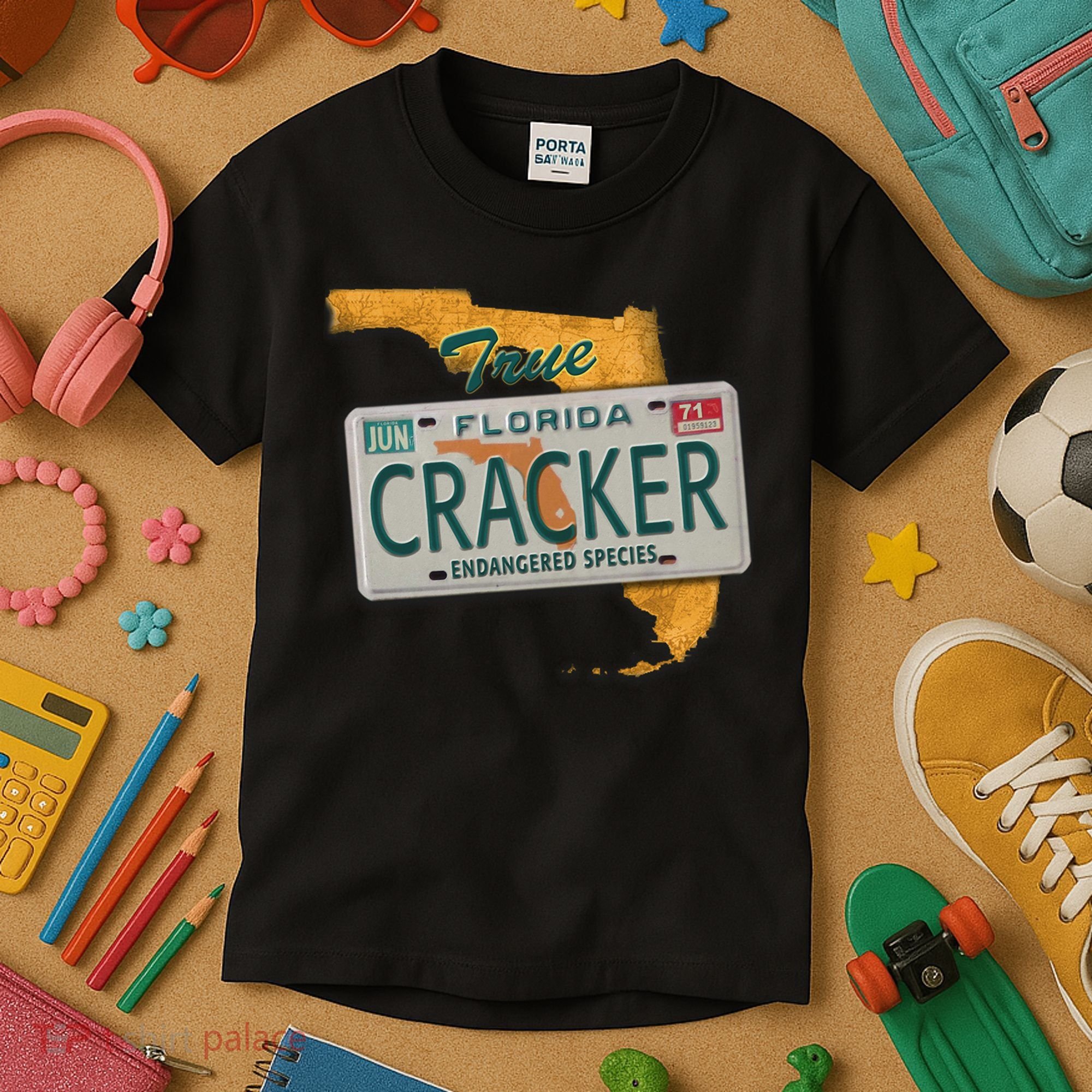 Florida Cracker Shirt Florida Strong Hurricane Ian Support Florida Kids T-Shirt