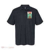 Funny Christmas Santa Claus Shark Attack Gingerbread Man Polo thumb 0