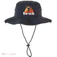 Funny Capybara Sunglasses Bruh Bucket Hat thumb 0