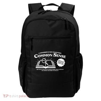 Funny Common Sense Advertisement Backpack