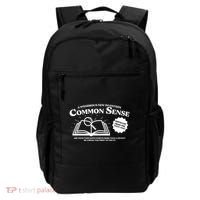 Funny Common Sense Advertisement Backpack thumb 0