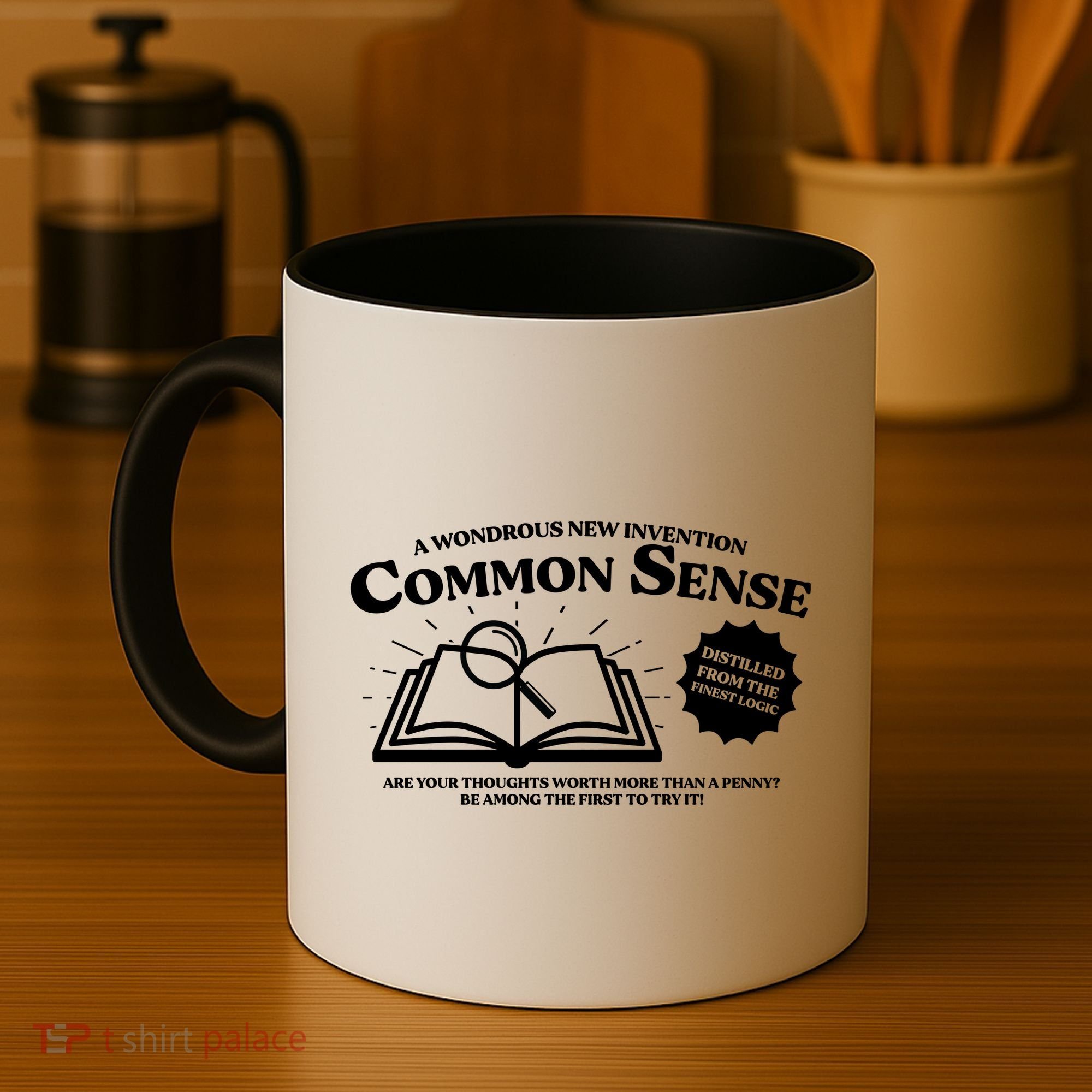 Funny Common Sense Advertisement Coffee Mug