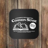 Funny Common Sense Advertisement Coaster thumb 0