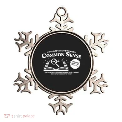 Funny Common Sense Advertisement Ornament