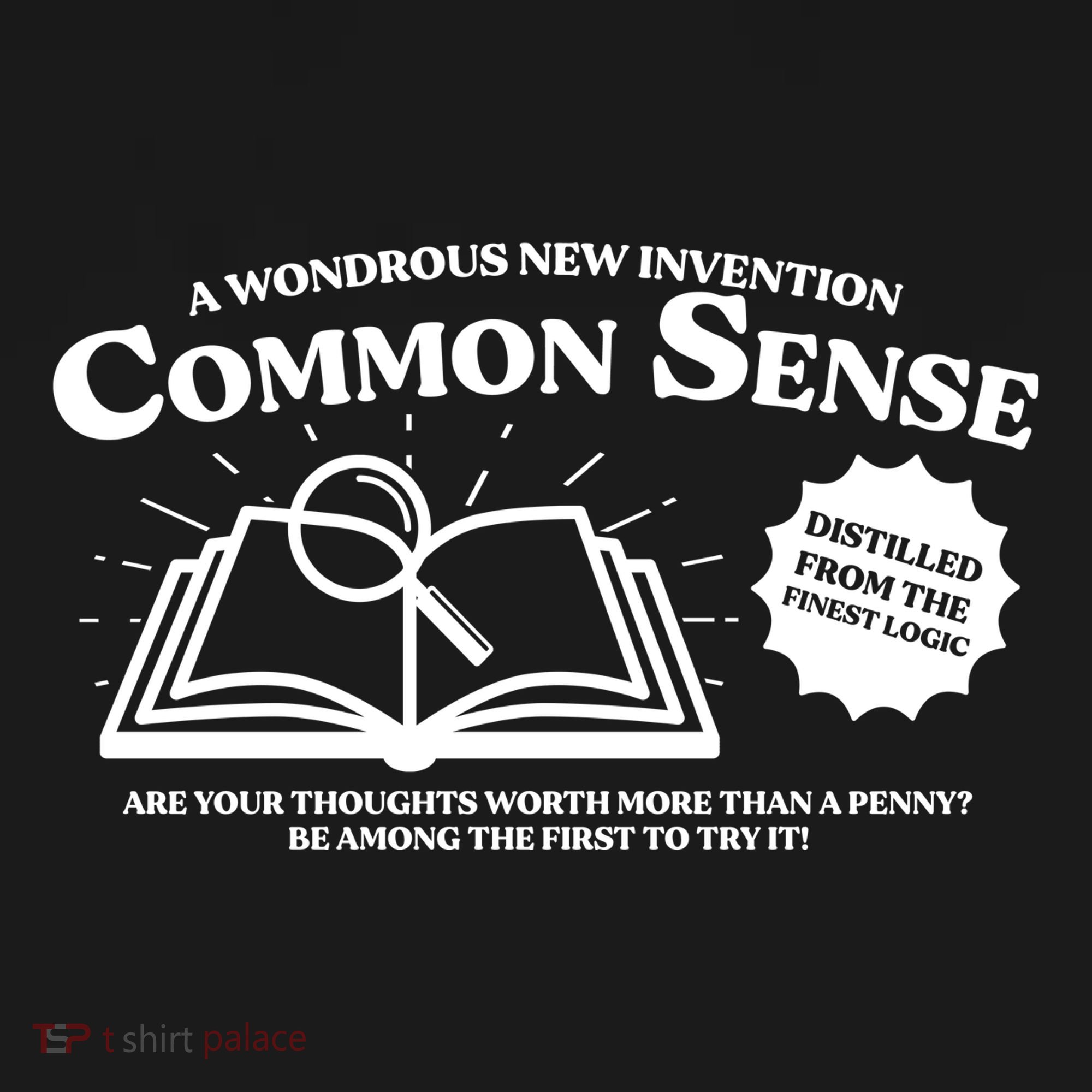 Funny Common Sense Advertisement Ornament
