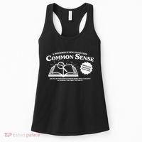 Funny Common Sense Advertisement Women's Tank Top thumb 0