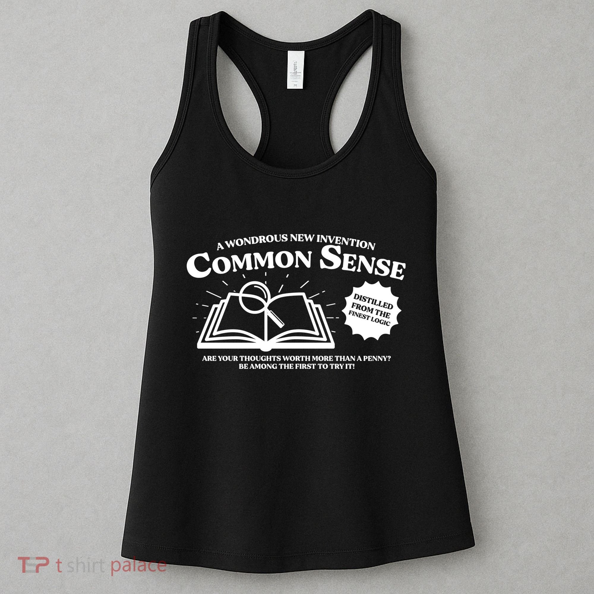 Funny Common Sense Advertisement Women's Tank Top