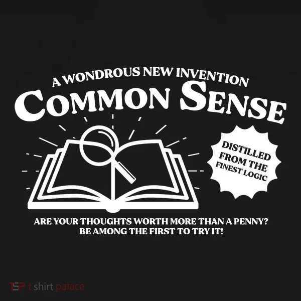 Funny Common Sense Advertisement Kids Hoodie
