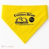 Funny Common Sense Advertisement USA-Made Doggie Bandana thumb 0
