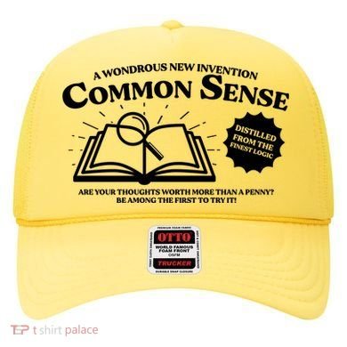 Funny Common Sense Advertisement Hat