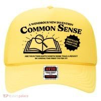 Funny Common Sense Advertisement Hat thumb 0