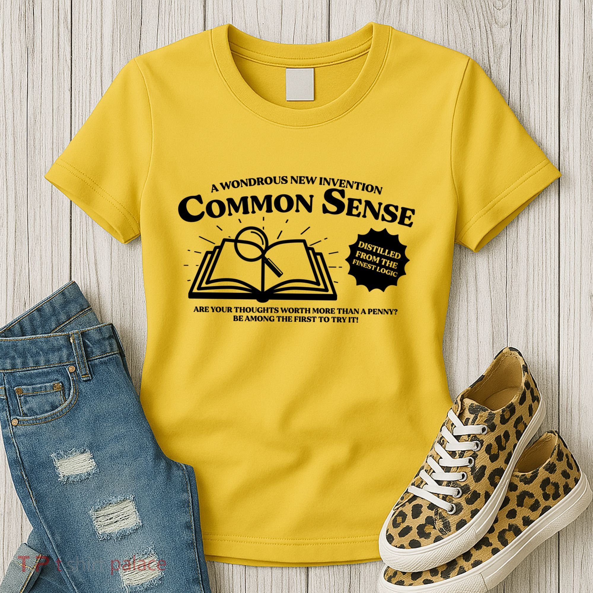 Funny Common Sense Advertisement Women's T-Shirt
