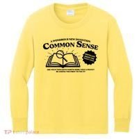Funny Common Sense Advertisement Kids Long Sleeve Shirt thumb 0