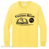 Funny Common Sense Advertisement Kids Long Sleeve Shirt thumb 0
