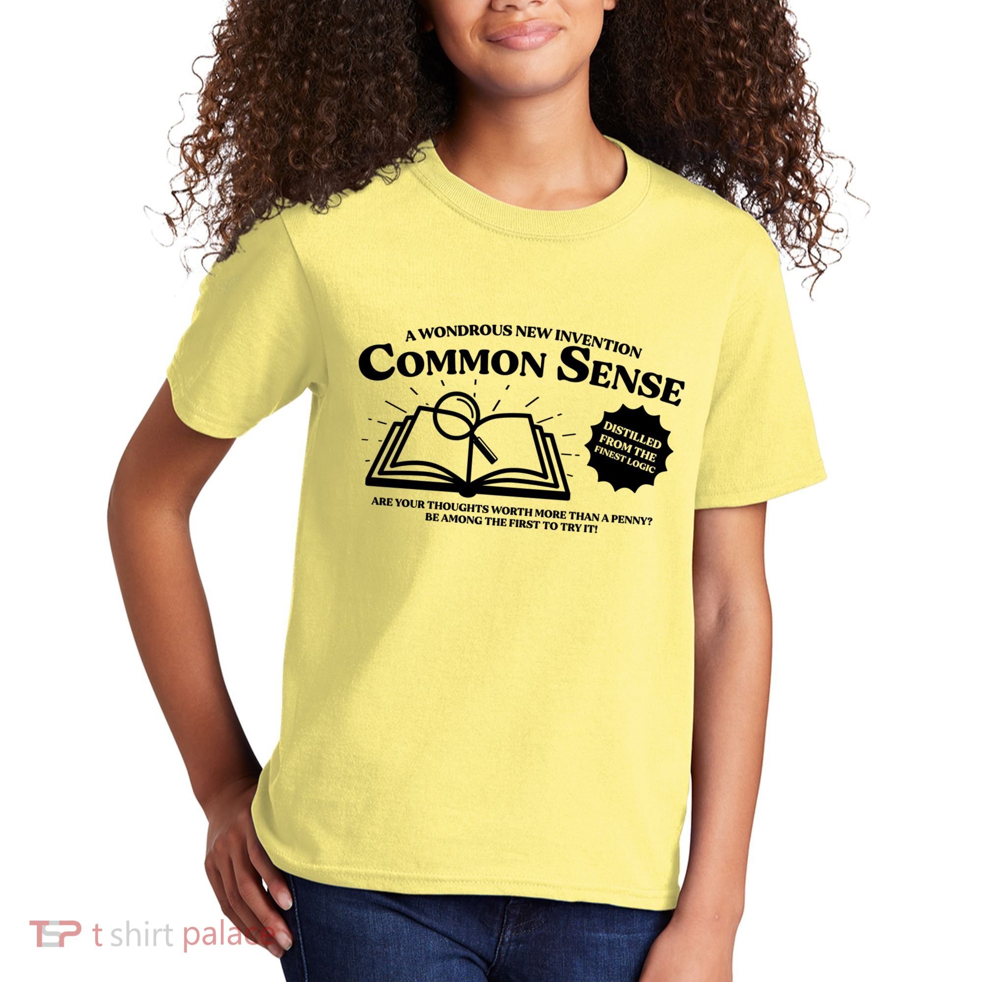 Funny Common Sense Advertisement Kids T-Shirt