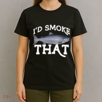 Funny Coho Salmon Fishing Saltwater Freshwater Angler Gift T-Shirt thumb 4