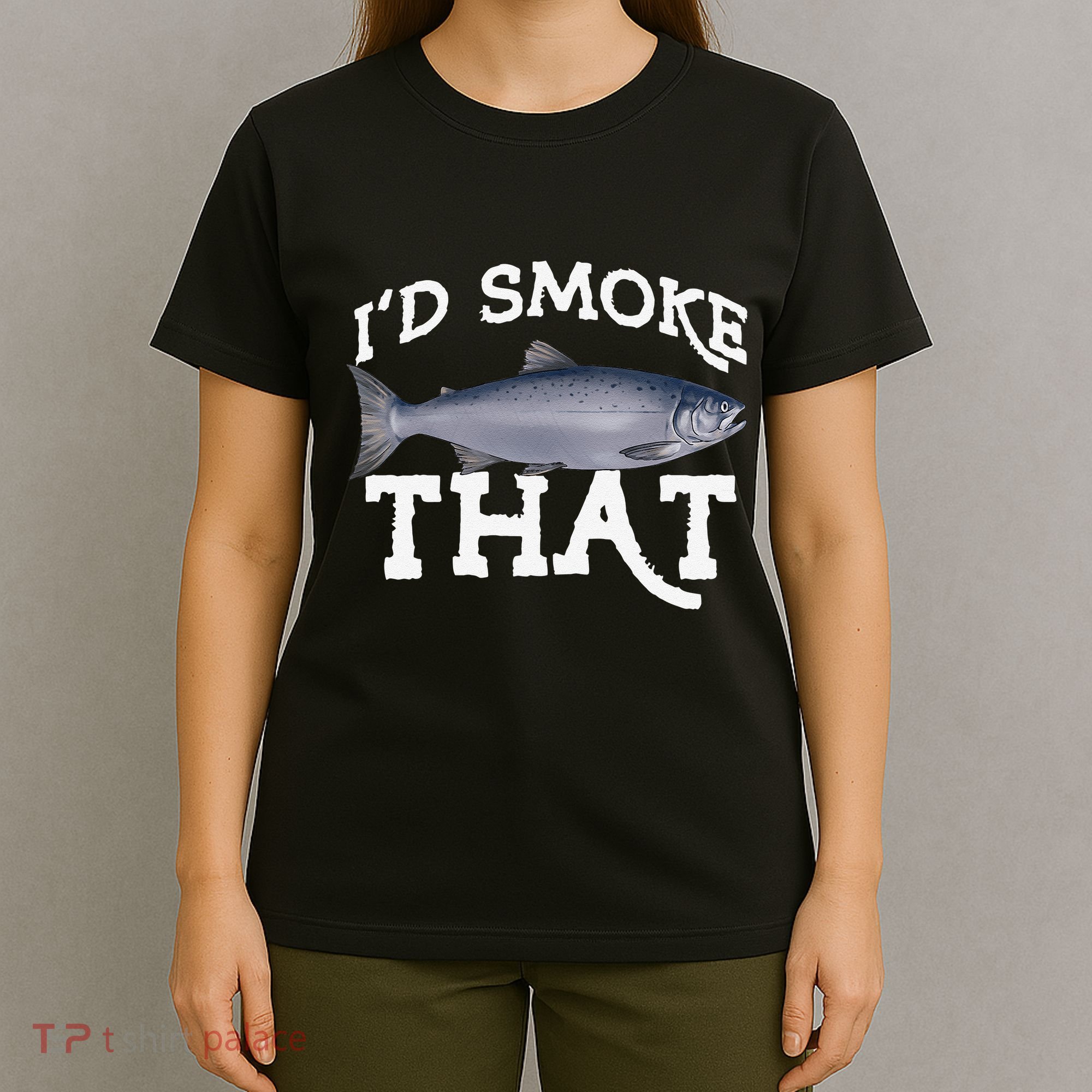 Funny Coho Salmon Fishing Saltwater Freshwater Angler Gift T-Shirt