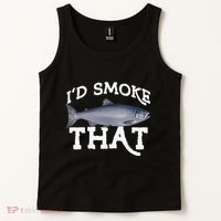 Funny Coho Salmon Fishing Saltwater Freshwater Angler Gift Tank Top thumb 2