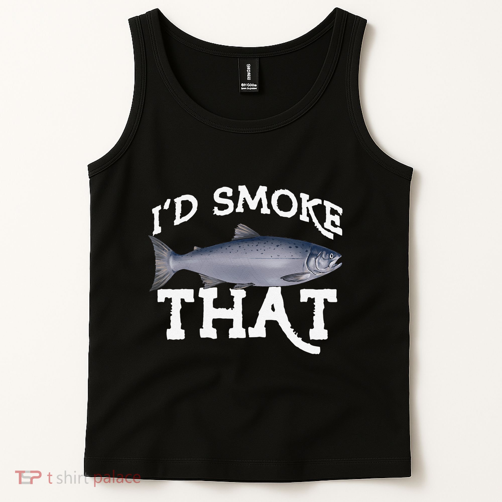 Funny Coho Salmon Fishing Saltwater Freshwater Angler Gift Tank Top