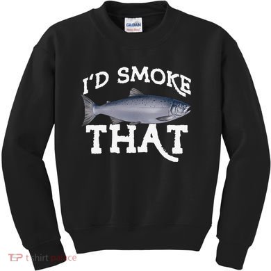Funny Coho Salmon Fishing Saltwater Freshwater Angler Gift Kids Sweatshirt