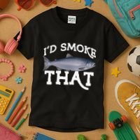 Funny Coho Salmon Fishing Saltwater Freshwater Angler Gift Kids T-Shirt thumb 3