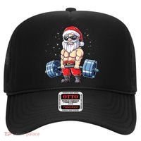 Fitness Christmas Santa Deadlift Gym Xmas  Hat thumb 0