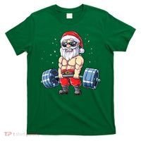 Fitness Christmas Santa Deadlift Gym Xmas  T-Shirt thumb 0