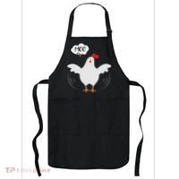 Funny Chicken Saying Moo But Guess What Chicken Moo Apron thumb 0