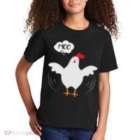 Funny Chicken Saying Moo But Guess What Chicken Moo Kids T-Shirt thumb 2