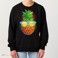 Funny Cool Summertime Pineapple Women's Sweatshirt thumb 0