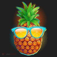 Funny Cool Summertime Pineapple Women's Sweatshirt thumb 2