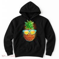 Funny Cool Summertime Pineapple Hoodie thumb 0