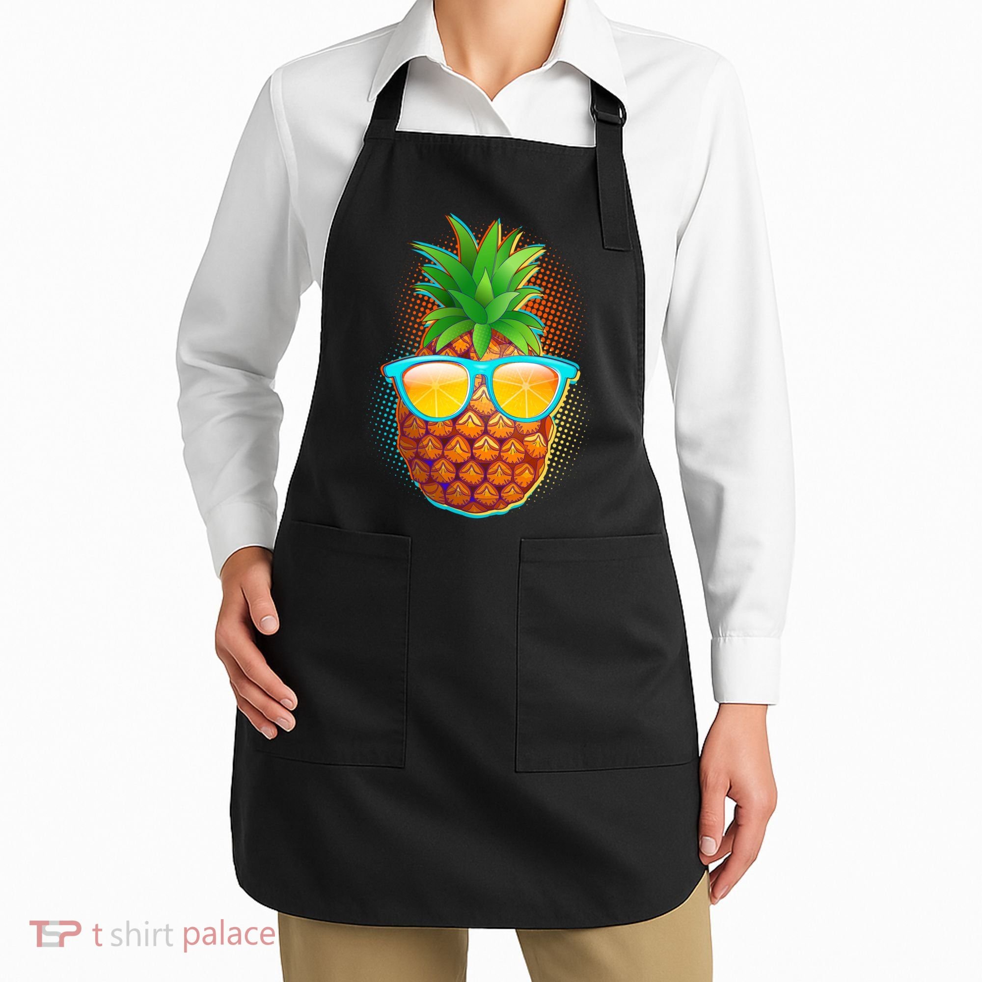Funny Cool Summertime Pineapple Apron