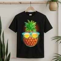 Funny Cool Summertime Pineapple T-Shirt thumb 2