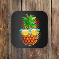 Funny Cool Summertime Pineapple Coaster thumb 0