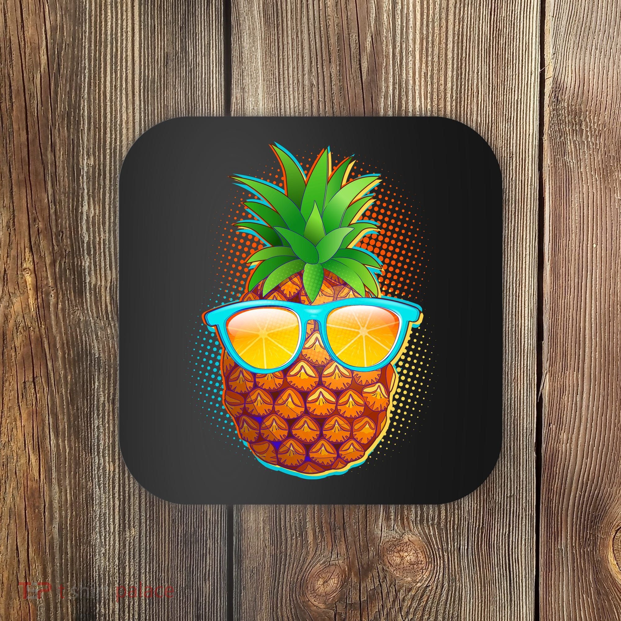 Funny Cool Summertime Pineapple Coaster