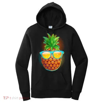 Funny Cool Summertime Pineapple Women's Hoodie