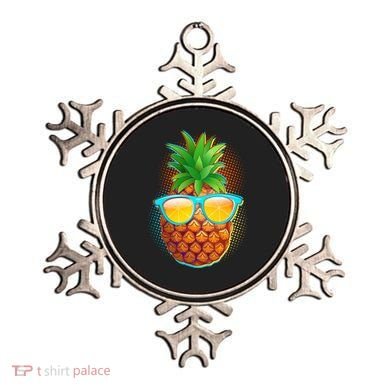 Funny Cool Summertime Pineapple Ornament