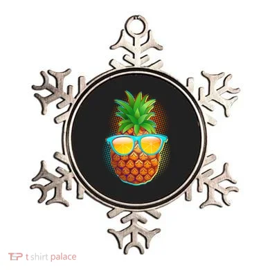 Funny Cool Summertime Pineapple Ornament