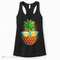 Funny Cool Summertime Pineapple Women's Tank Top thumb 0