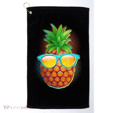 Funny Cool Summertime Pineapple Golf Towel