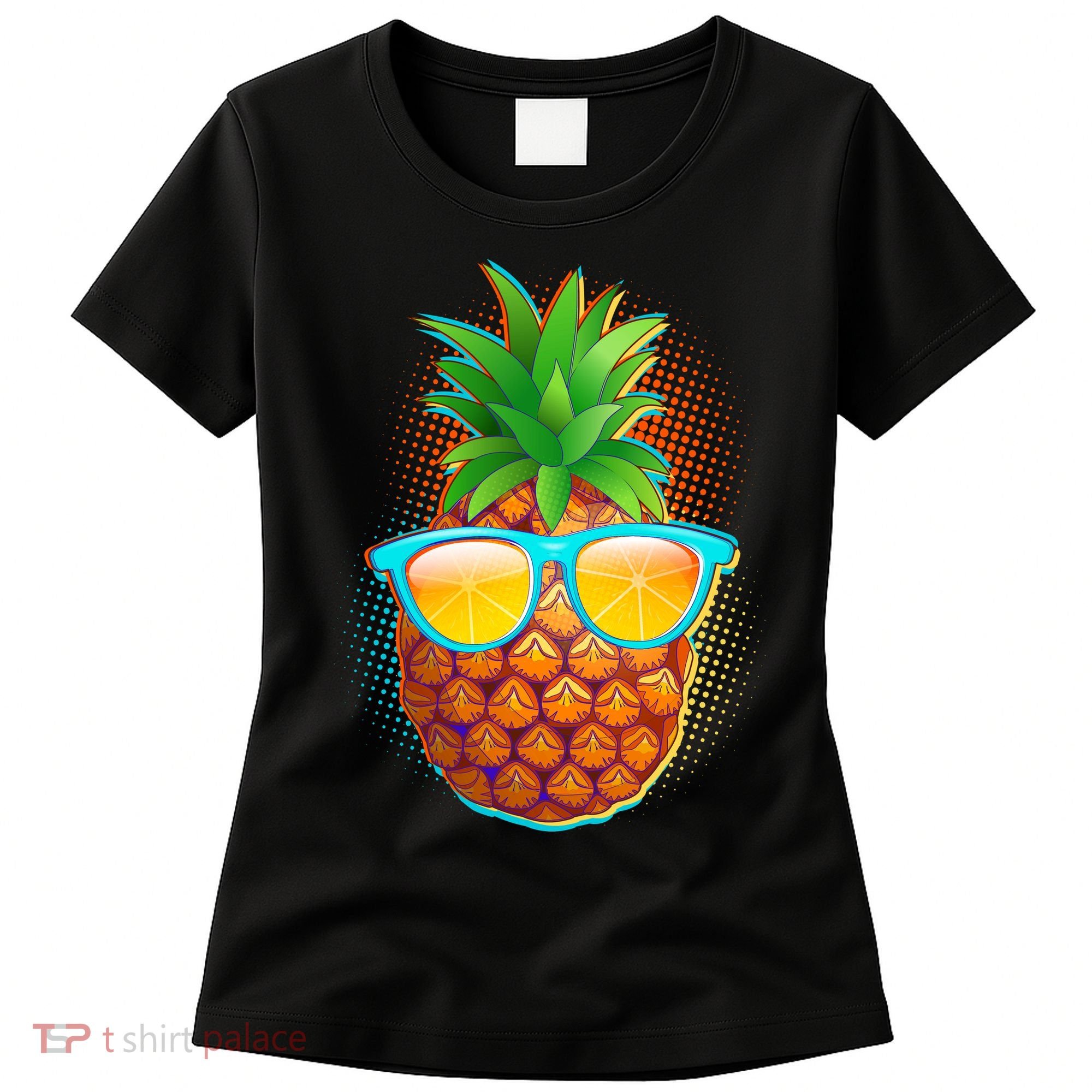 Funny Cool Summertime Pineapple Women's T-Shirt