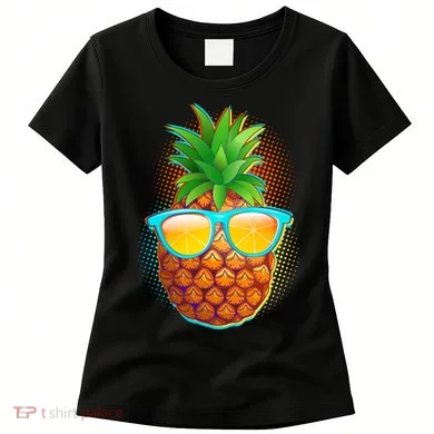 Funny Cool Summertime Pineapple Women's T-Shirt