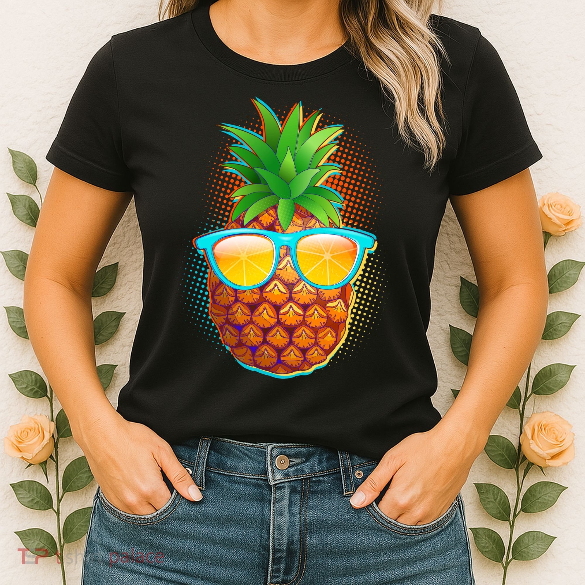Funny Cool Summertime Pineapple Women's T-Shirt