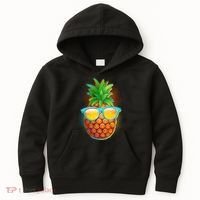 Funny Cool Summertime Pineapple Kids Hoodie thumb 0