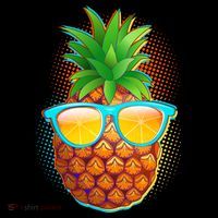 Funny Cool Summertime Pineapple Kids Long Sleeve Shirt thumb 2