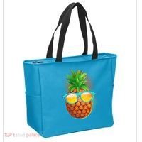 Funny Cool Summertime Pineapple Tote Bag thumb 2