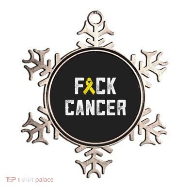 Fck Cancer Sarcoma Cancer Awareness Gift Bone Cancer Chemo Gift Ornament
