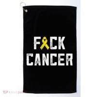 Fck Cancer Sarcoma Cancer Awareness Gift Bone Cancer Chemo Gift Golf Towel thumb 0